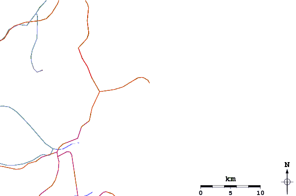 Routes et rivières à proximité Quatro Ilhas