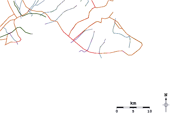 Routes et rivières à proximité Queens