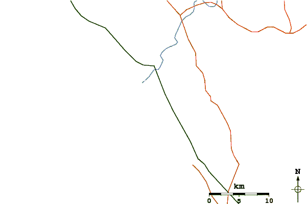 Routes et rivières à proximité Quijote Inn Peak