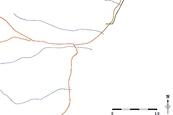 Routes et rivières à proximité Rada Tilly