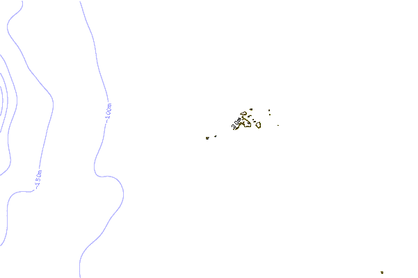 Littoral autour Radar Reef
