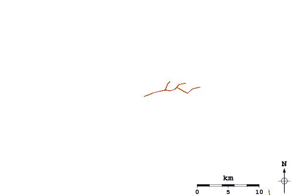 Routes et rivières à proximité Radar Reef