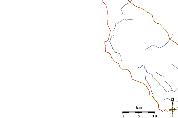 Routes et rivières à proximité Rags Left