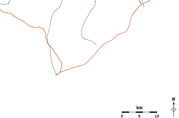 Routes et rivières à proximité Rancho San Carlos