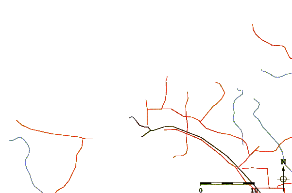 Routes et rivières à proximité Rapid Creek - Reef
