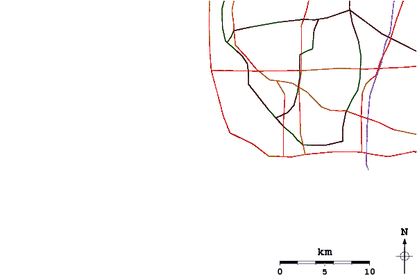 Routes et rivières à proximité Rat Shit