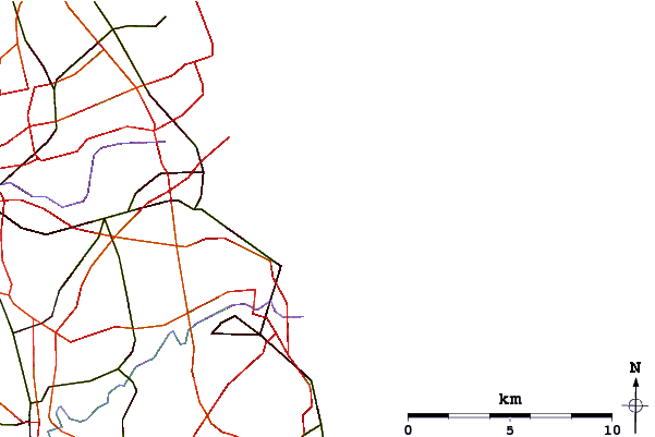 Routes et rivières à proximité Razor Blades (Whitburn)