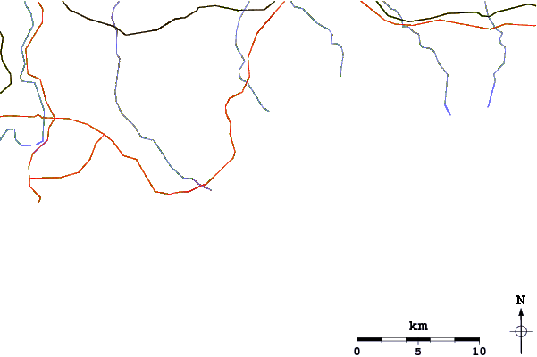 Routes et rivières à proximité Red Bluff