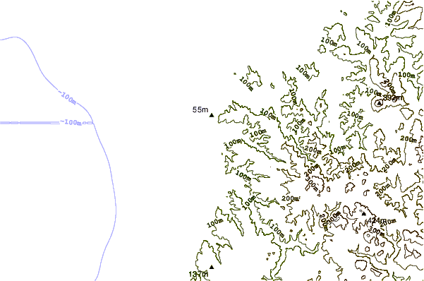 Littoral autour Reef