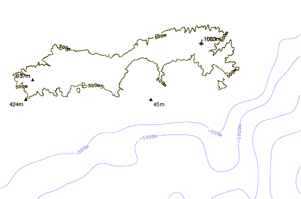 Littoral autour San Miguel - Ribeira Quente