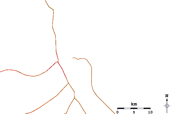 Routes et rivières à proximité Richardsons