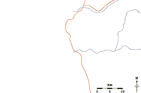 Routes et rivières à proximité Rio Chico