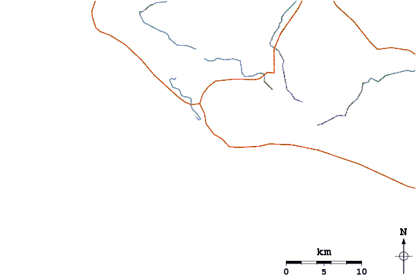 Routes et rivières à proximité Rio Claro