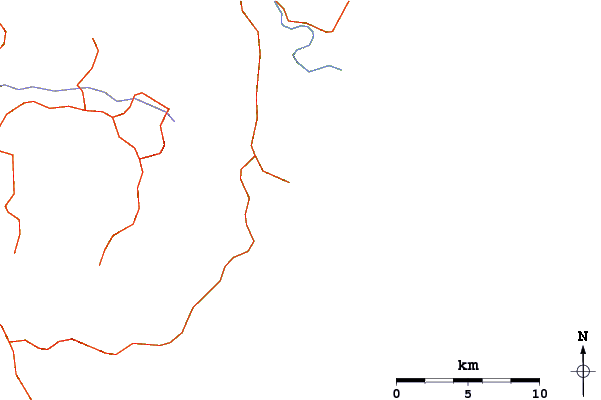 Routes et rivières à proximité Riversdale