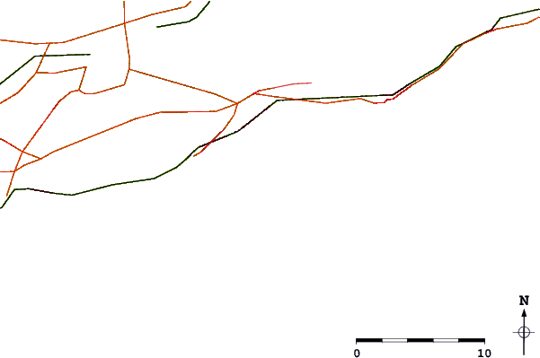 Routes et rivières à proximité Road K