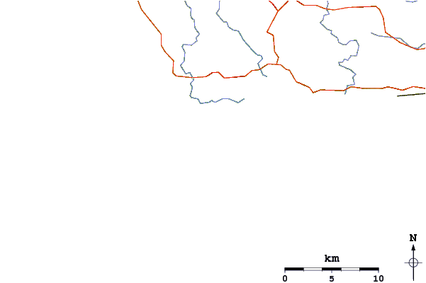 Routes et rivières à proximité Rocky Head