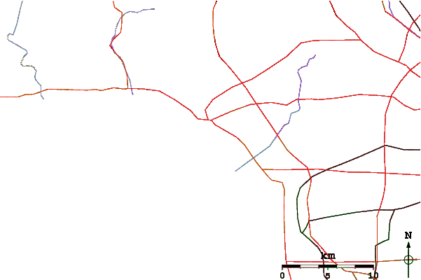 Routes et rivières à proximité Rose Avenue
