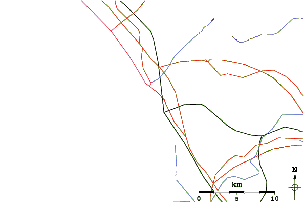 Routes et rivières à proximité Viareggio - Royal