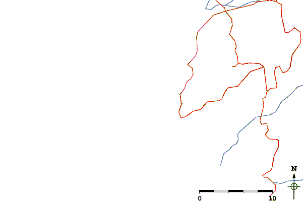 Routes et rivières à proximité Le Ruppione