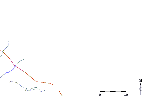 Routes et rivières à proximité Saint Joseph (Iles du Salut)