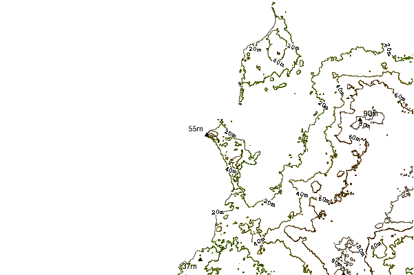 Littoral autour Salmon Hole
