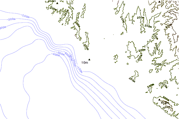 Littoral autour Salt Creek (Gravels)