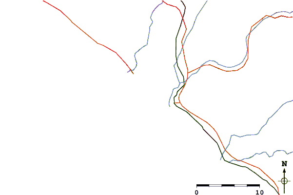 Routes et rivières à proximité Salt Creek (Gravels)