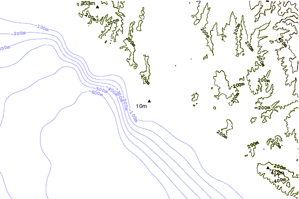 Littoral autour Salt Creek Middles