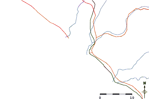 Routes et rivières à proximité Salt Creek Middles