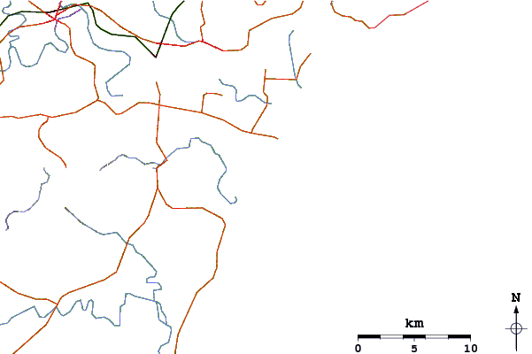 Routes et rivières à proximité Saltwater