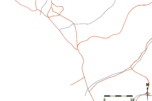Routes et rivières à proximité San Bartolo - Derechitas
