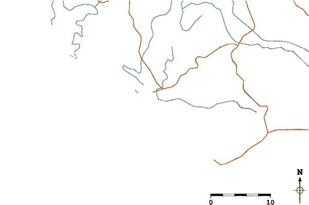 Routes et rivières à proximité San Blas
