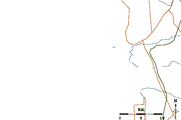Routes et rivières à proximité San Giovanni di Sinis
