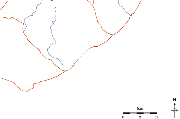 Routes et rivières à proximité San Rafael