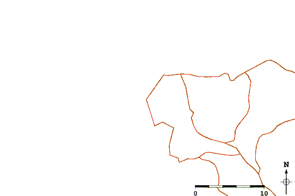 Routes et rivières à proximité San Stefano (Corfu)