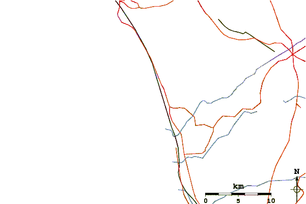 Routes et rivières à proximité Sandbox