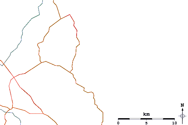 Routes et rivières à proximité Sandilands