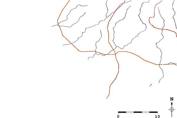 Routes et rivières à proximité Sandy Creek