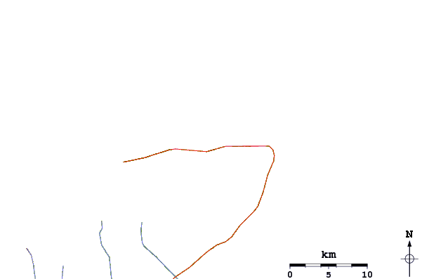 Routes et rivières à proximité Sans Sousi