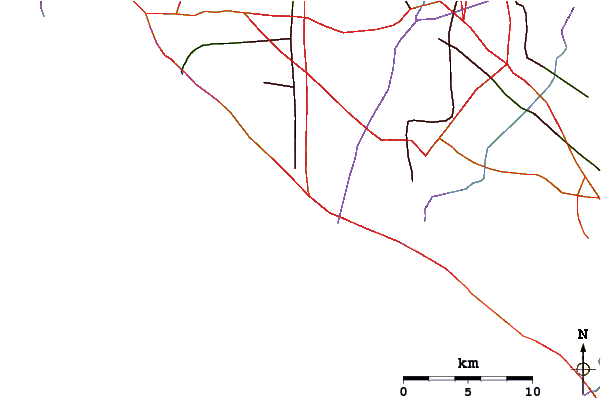 Routes et rivières à proximité Santa Ana River Jetties