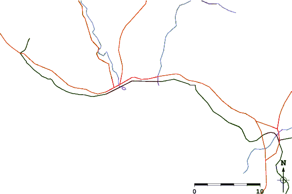 Routes et rivières à proximité Santa Cruz Rockview St