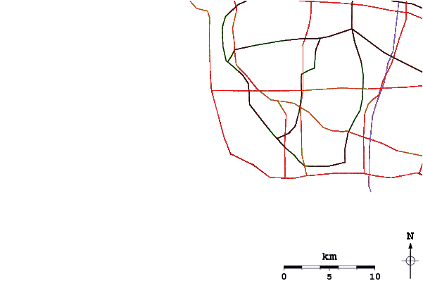 Routes et rivières à proximité Sapphire Street