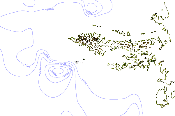 Littoral autour Scardog Reef