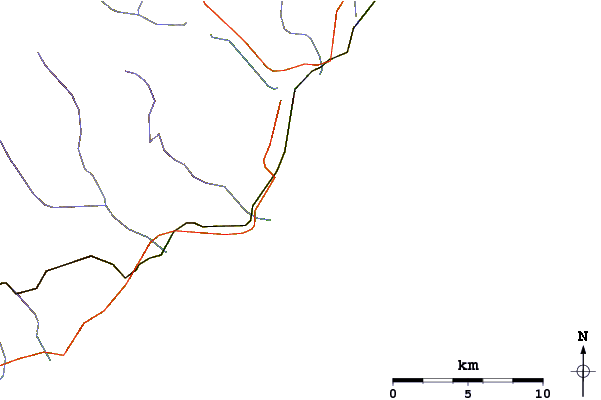 Routes et rivières à proximité Scotts Bay