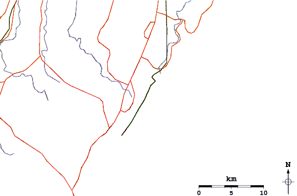 Routes et rivières à proximité Sharkies