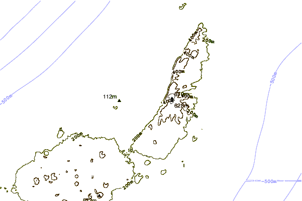 Littoral autour Shipwreck