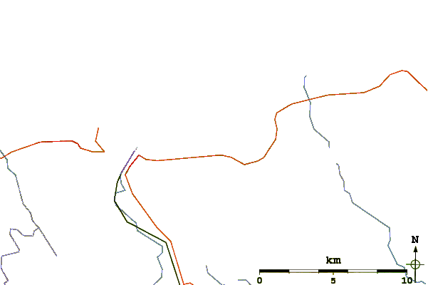 Routes et rivières à proximité Silos