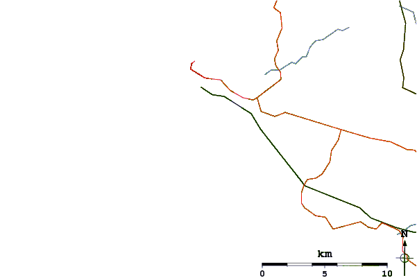 Routes et rivières à proximité Silver Bay (Holy Island)