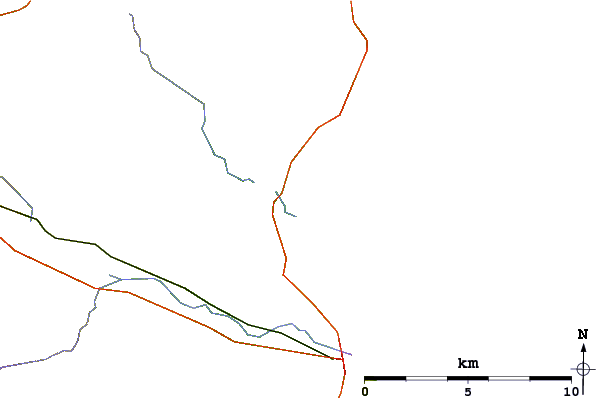 Routes et rivières à proximité Sinclair's Bay