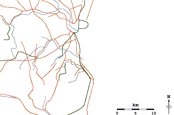 Routes et rivières à proximité Sosanji